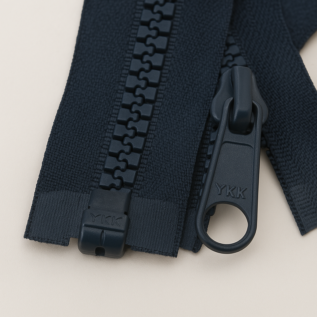 Cerniera pressofusa YKK divisibile (Catena 10) con cursore