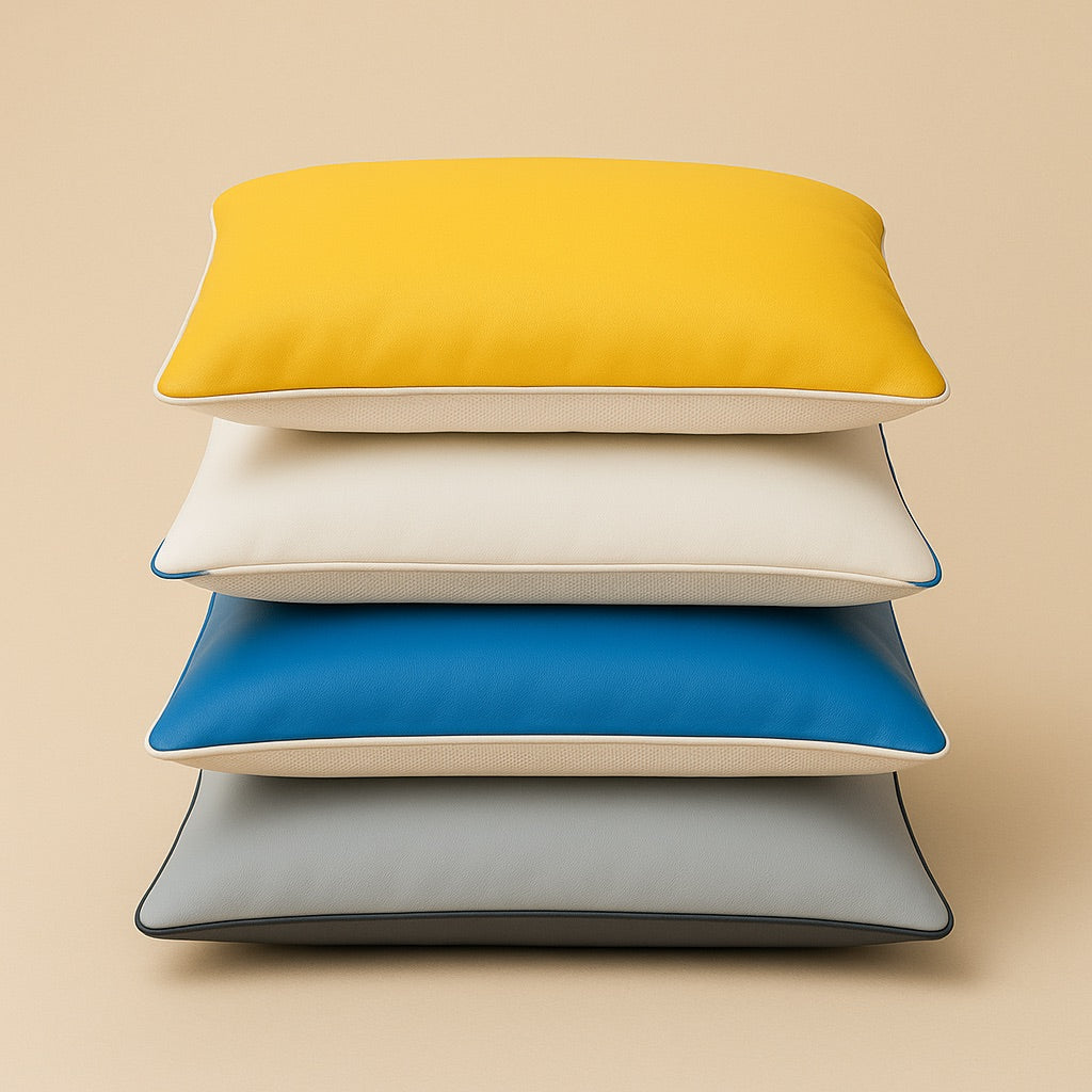 Cuscino poggiatesta in ecopelle