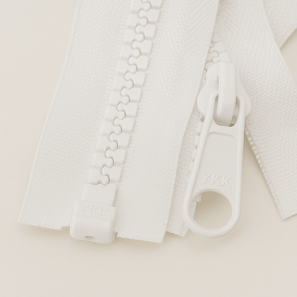 Cerniera pressofusa YKK divisibile (Catena 10) con cursore