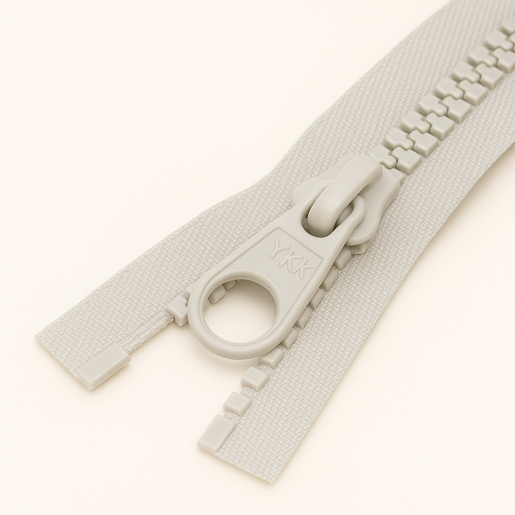 Cerniera pressofusa YKK divisibile (Catena 10) con cursore