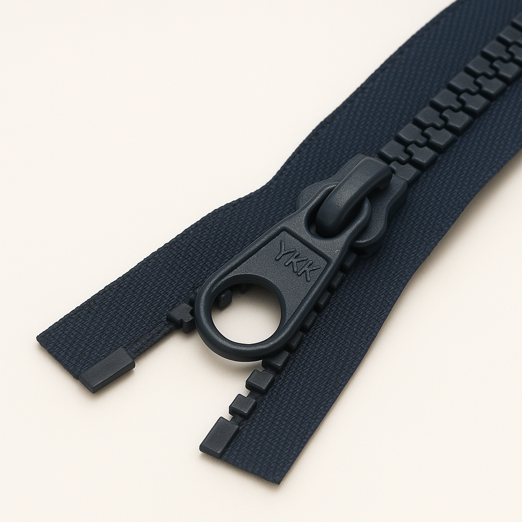 Cerniera pressofusa YKK divisibile (Catena 10) con cursore