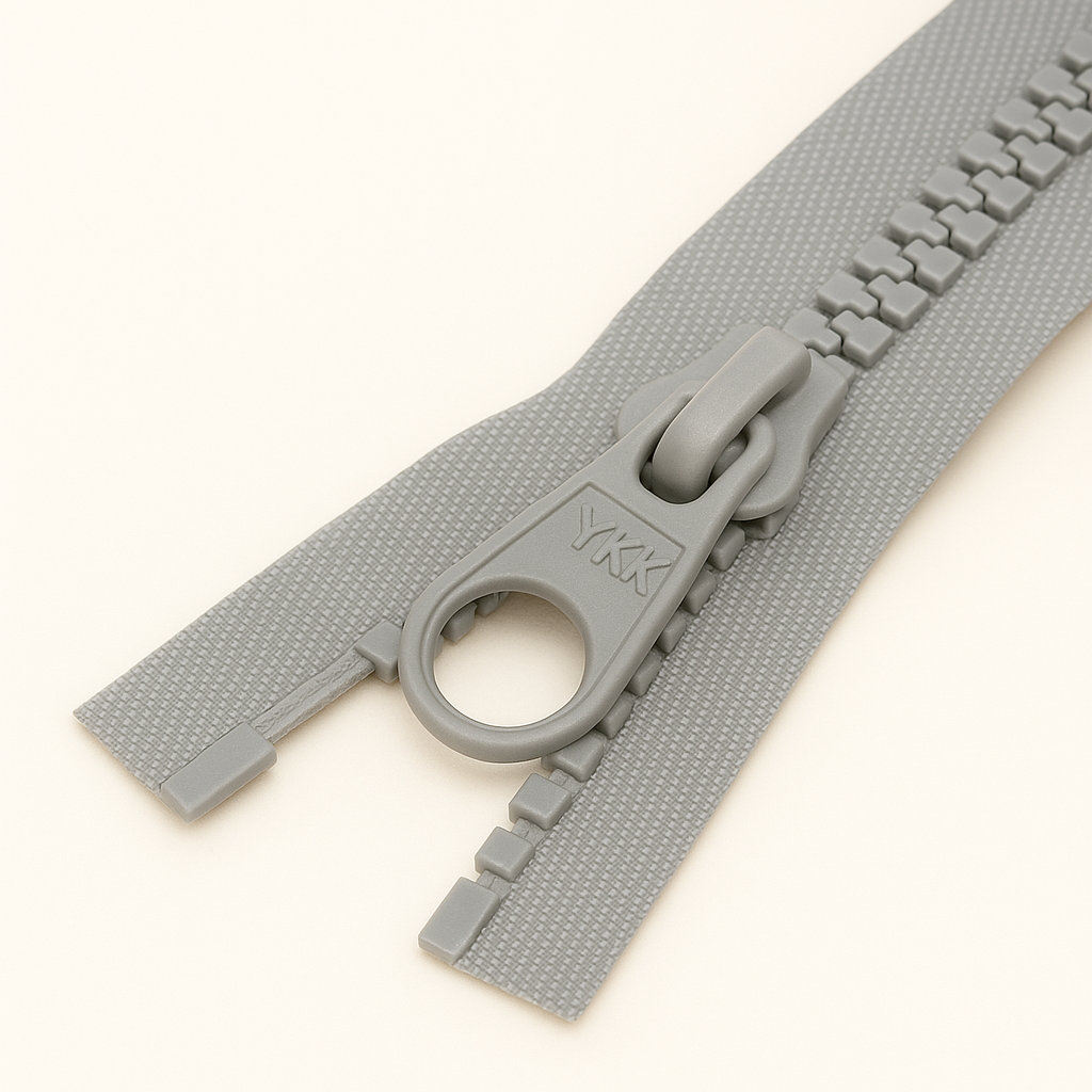 Cerniera pressofusa YKK divisibile (Catena 10) con cursore