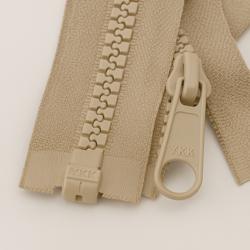 Cerniera pressofusa YKK divisibile (Catena 10) con cursore