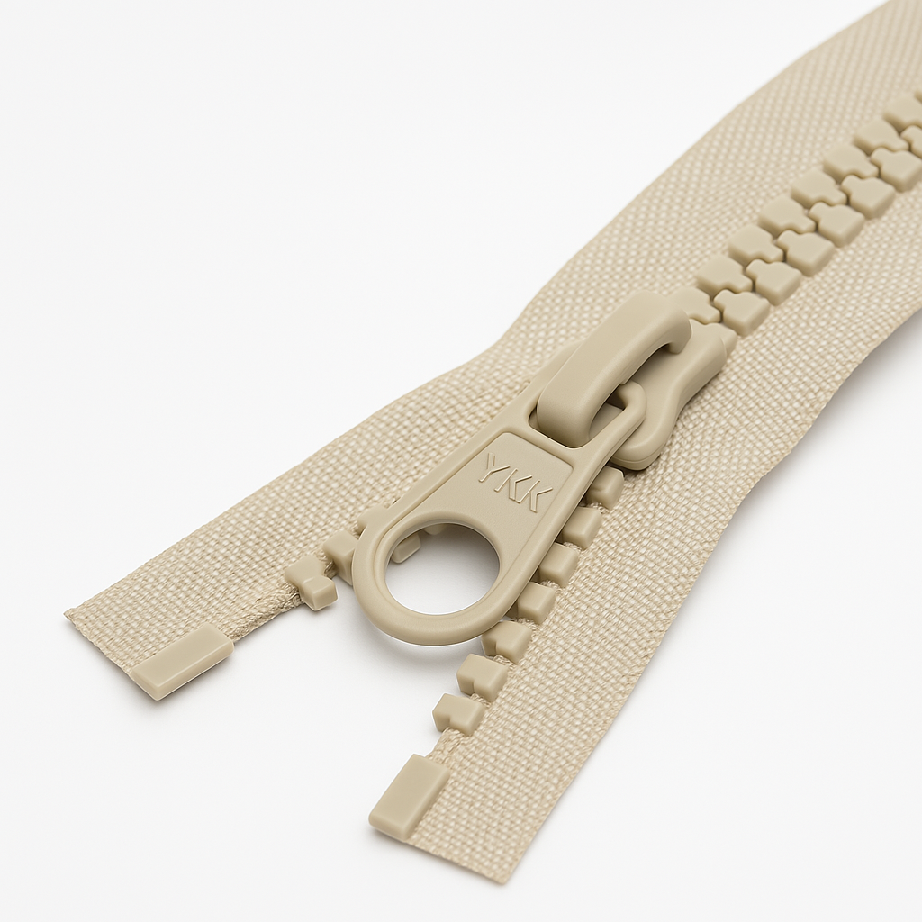 Cerniera pressofusa YKK divisibile (Catena 10) con cursore